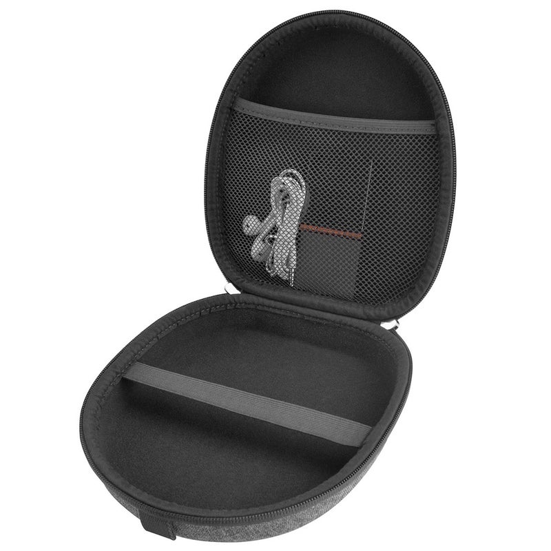 Linkidea Headphones Carrying Case Compatible with Bose QC Ultra II/45/35/SE, AE2w, AE2i, AE2, Protective Hard Shell Travel Bag with Cable, Charger Storage (Dark Grey) - Image 4